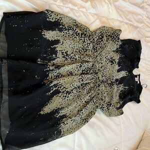 Ladies size XL BarIII green and black dress